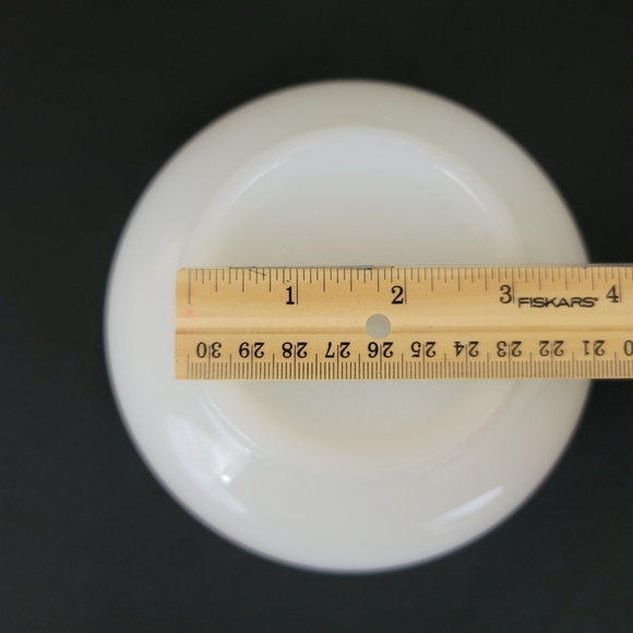 Vtg Glasbake Milk Glass Mixer Bowl Sunbeam - Picture 5 of 14